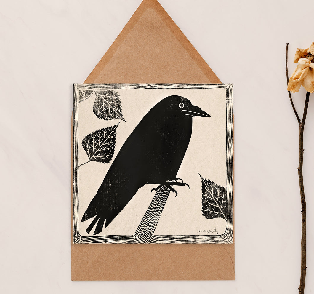 Crow |  Multipack square cards