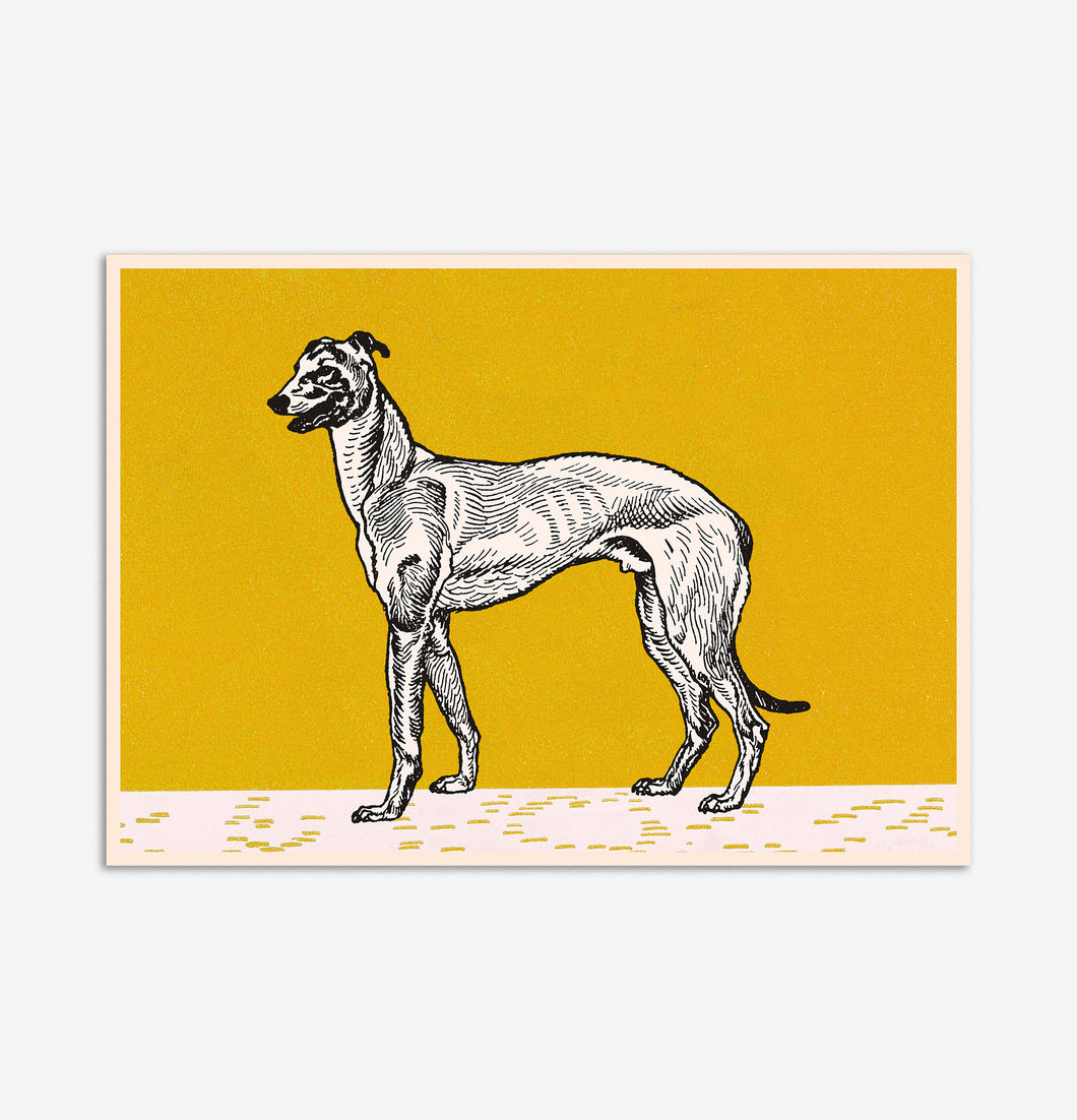Greyhound Landscape Prints